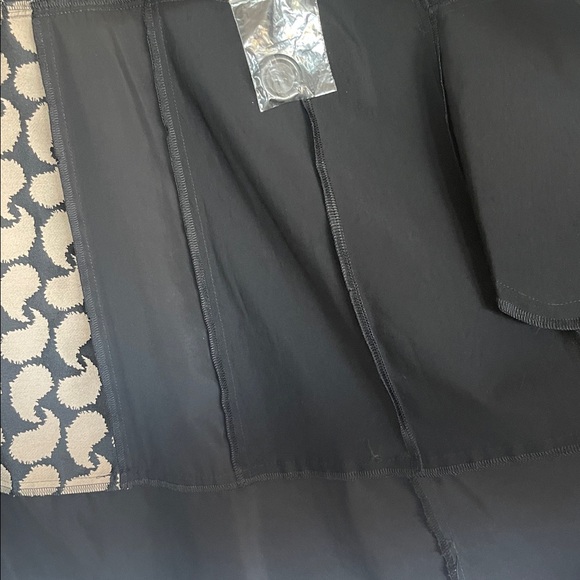 TAIFUN Vintage Graphic Paisley Duster Blazer | Longline Jacket | Noir/Sand - Picture 13 of 16